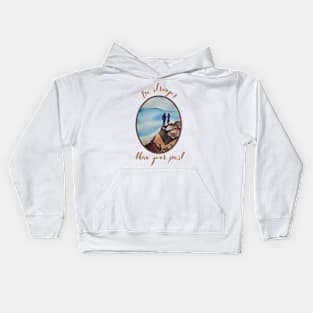 Be stronger than your past Kids Hoodie